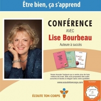 CONFÉRENCE DE LISE BOURBEAU AU PASINO DE  LA GRANDE MOTTE THÈME : ACCEPTER ET S'ACCEPTER COMMENT Y ARRIVER VÉRITABLEMENT.